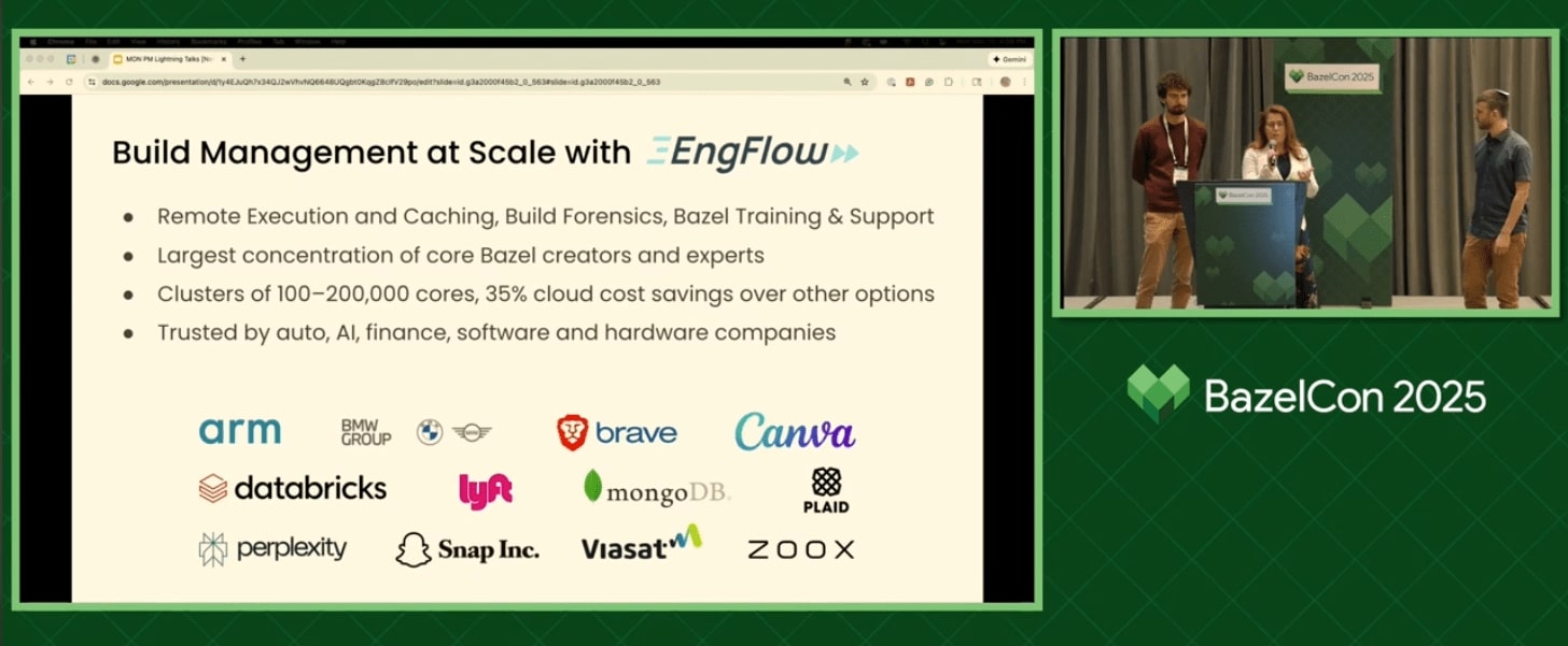 Build Management at Scale from Databricks BazelCon presentation
