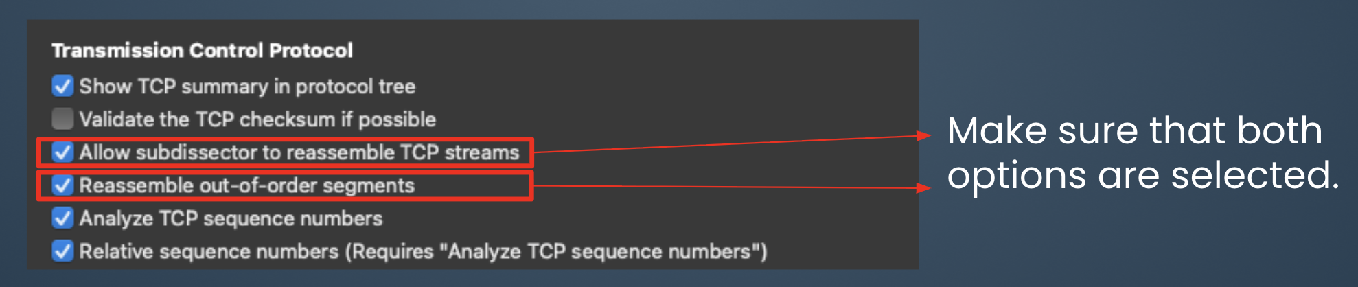 HTTP/2 stream analysis with tshark